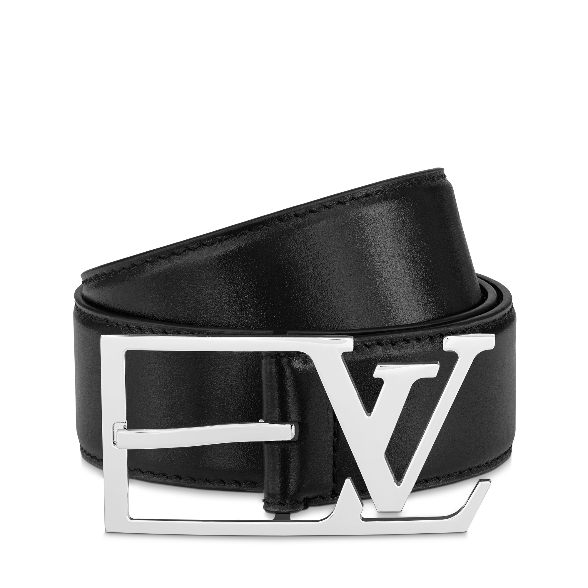 Louis Vuitton ベルト ベルト・LV イニシャル 40MM リバーシブル ダミエ・グラフィット
